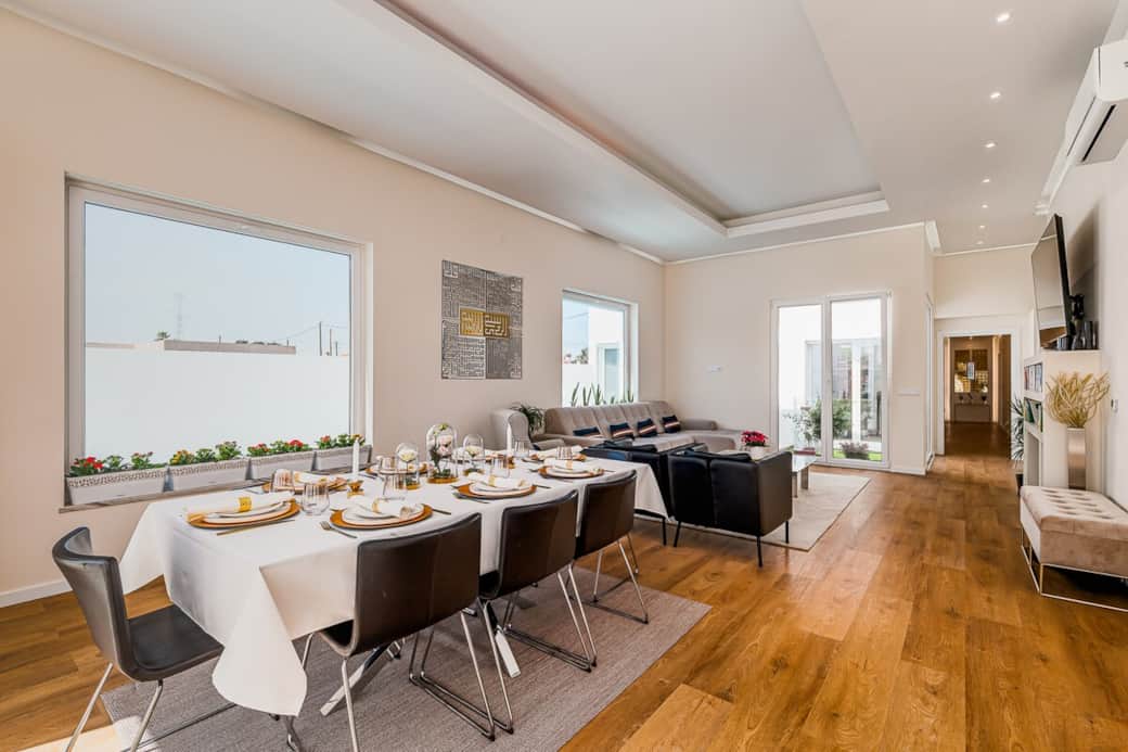 Dining Room: A chic and elegant area to relax and enjoy quality meals with your family.