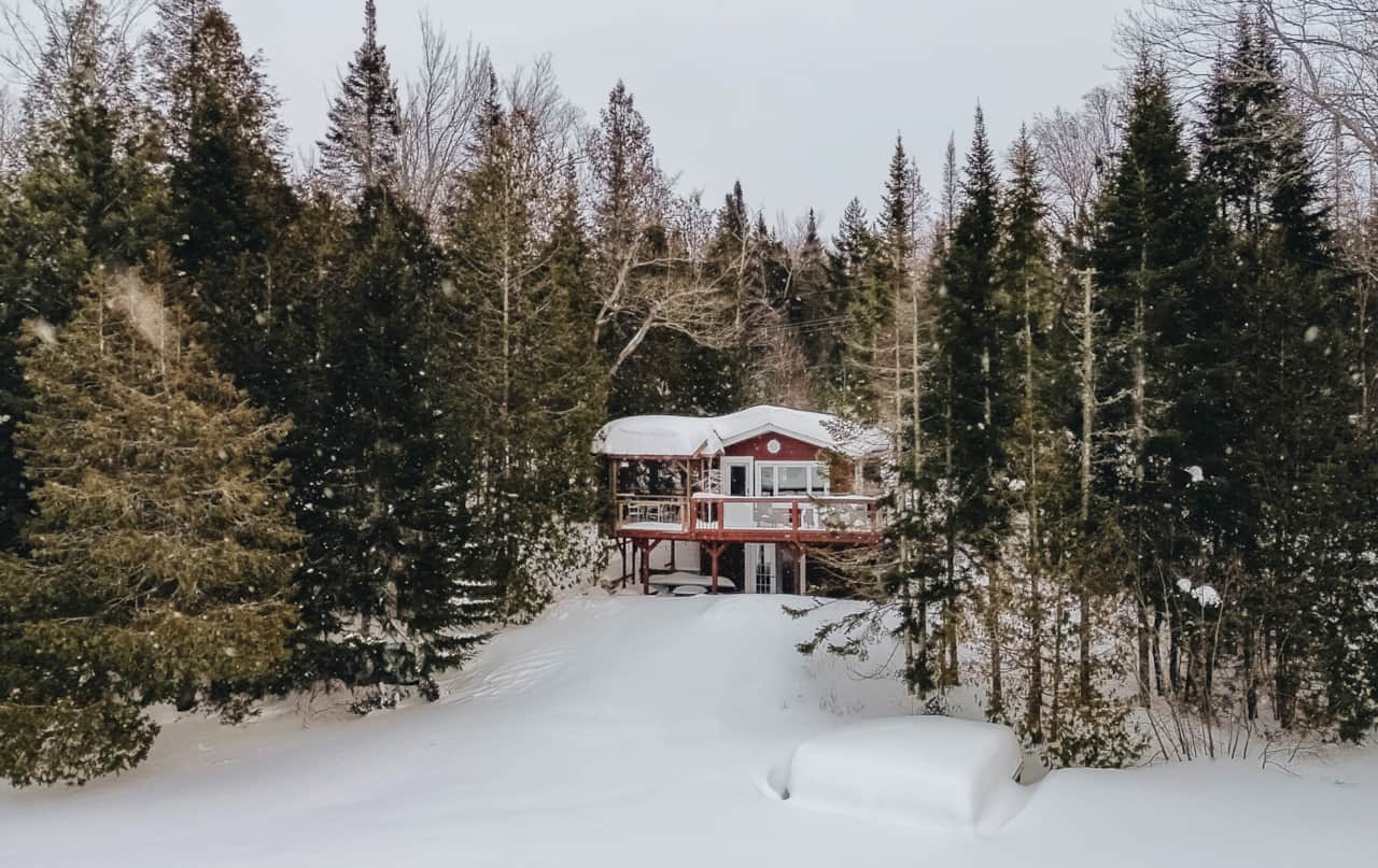 Onvasepromener drone vue chalet