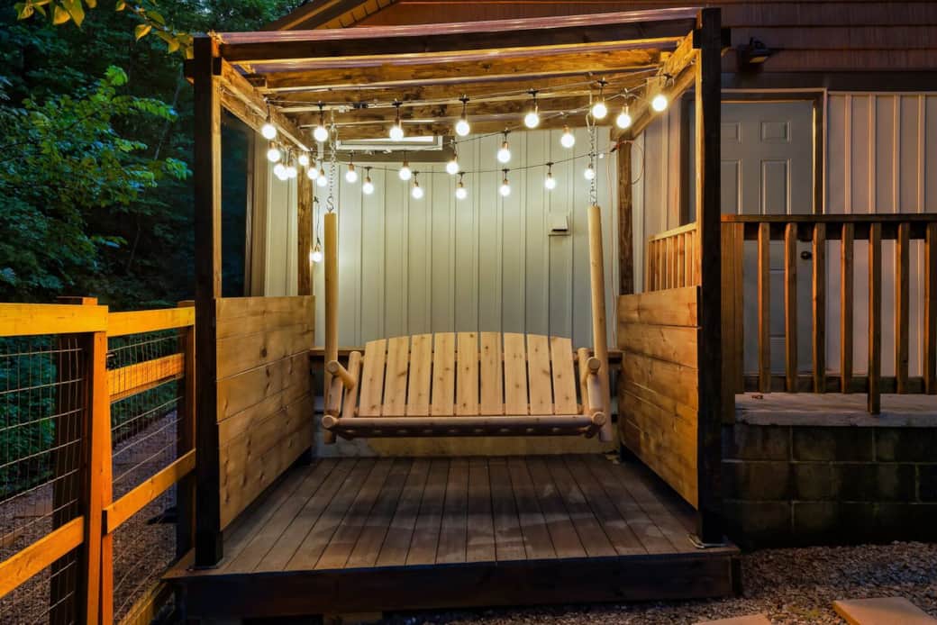 Backyard swing