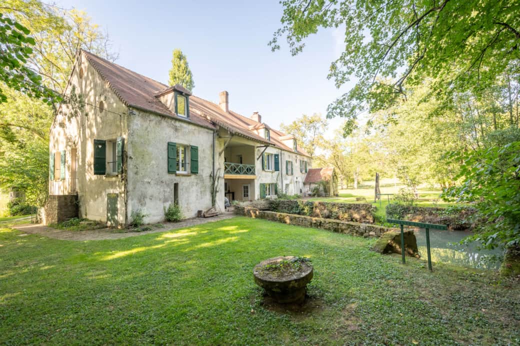 Le moulin de Saint Augustin coté rivière