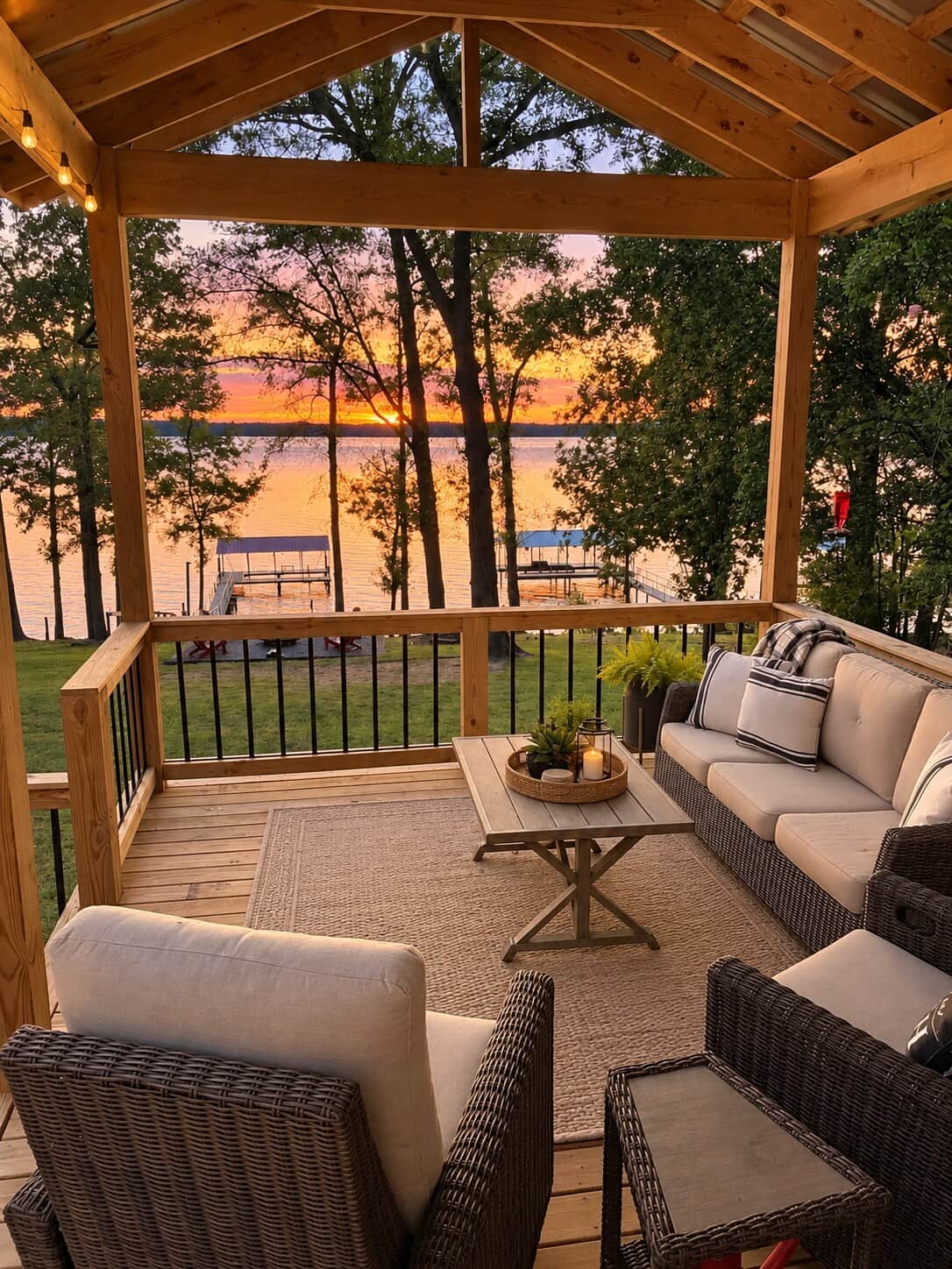 Back Yard Private Porch
