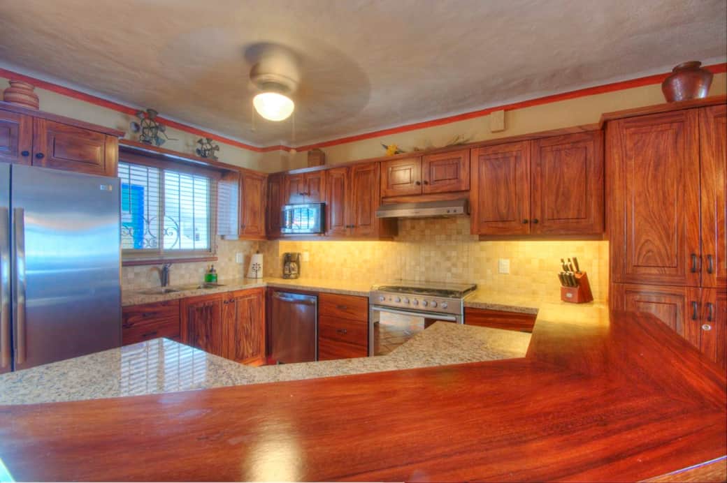 Fully equipped kitchen for longer stays