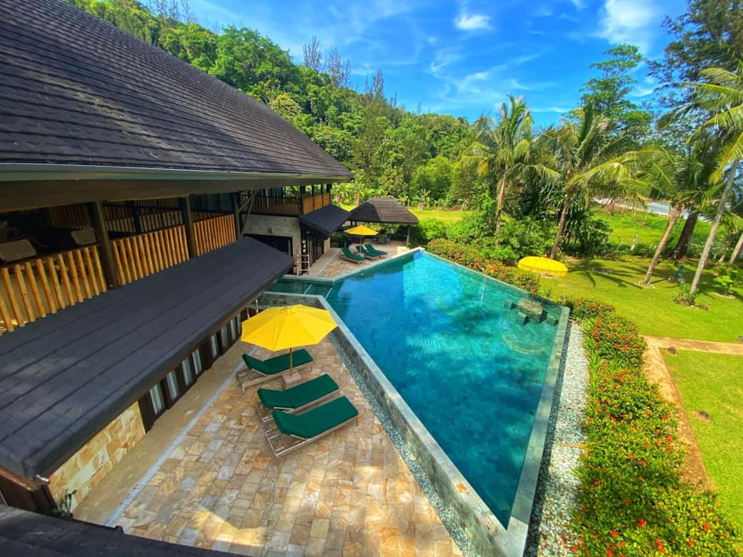 Pool with Garden View