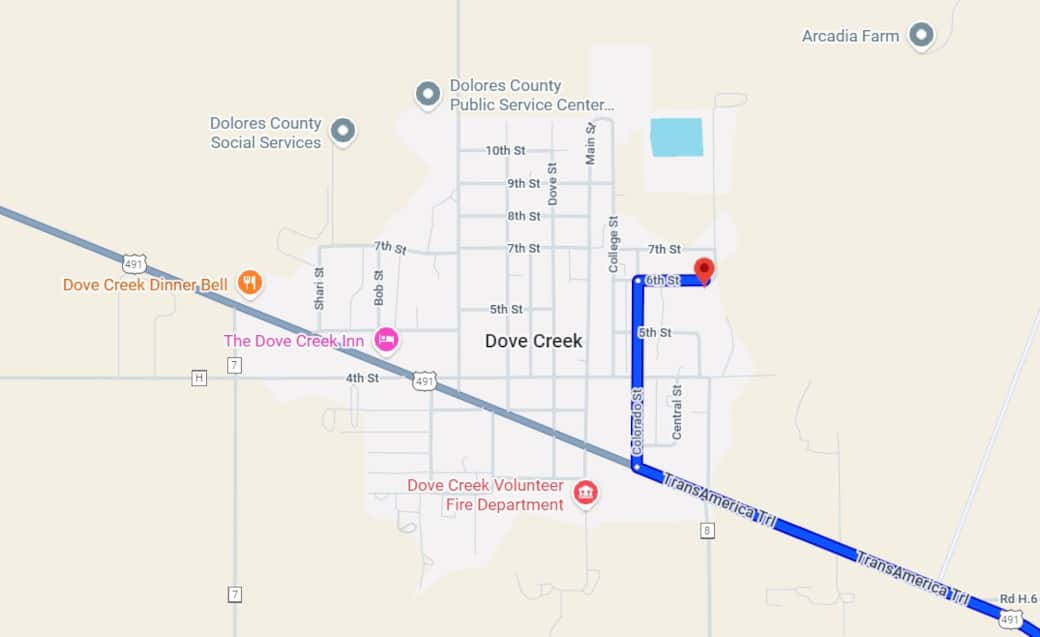 Map of the property location