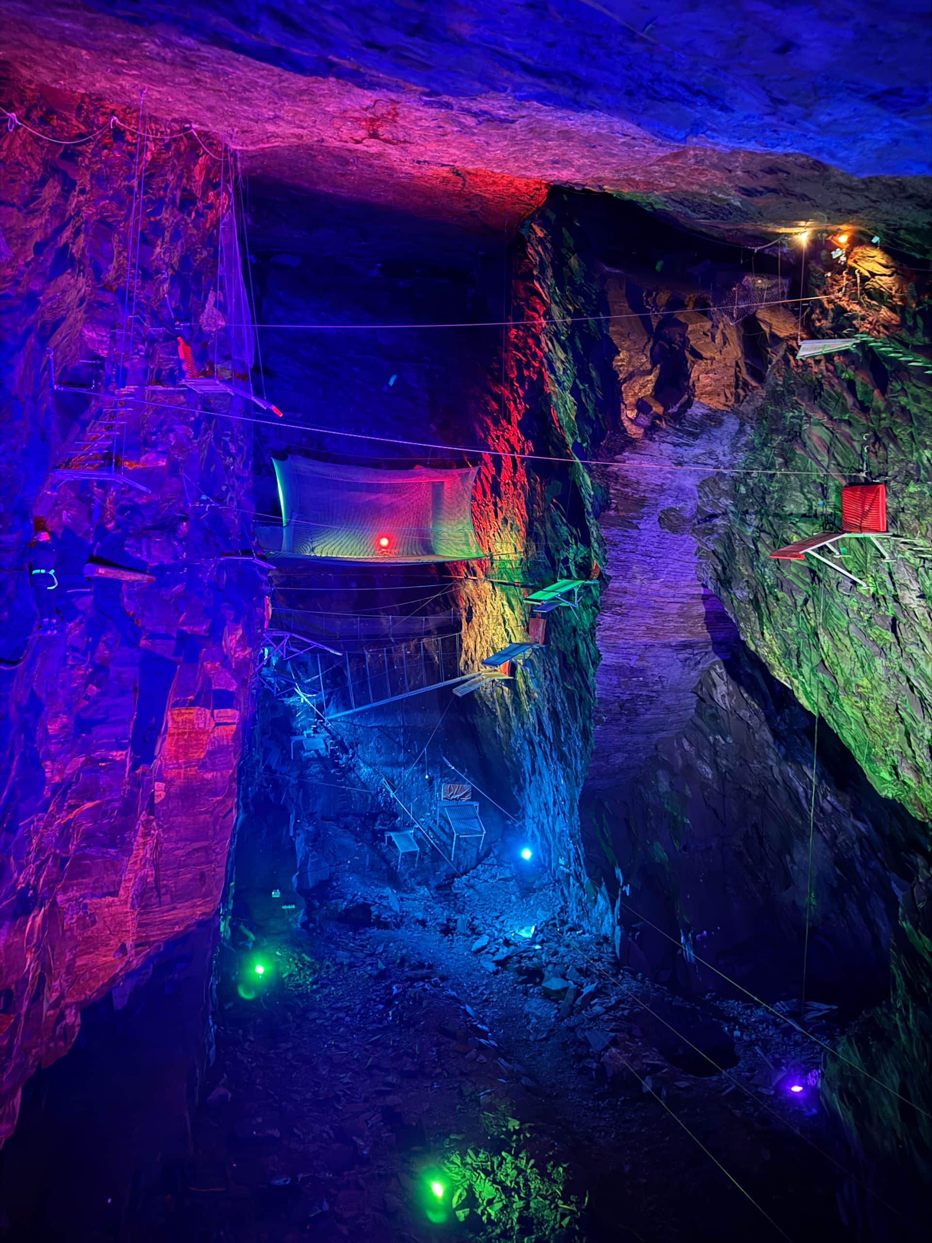 The Caverns, Zip World Llechwedd