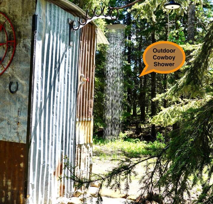 Outdoor Cowboy Shower