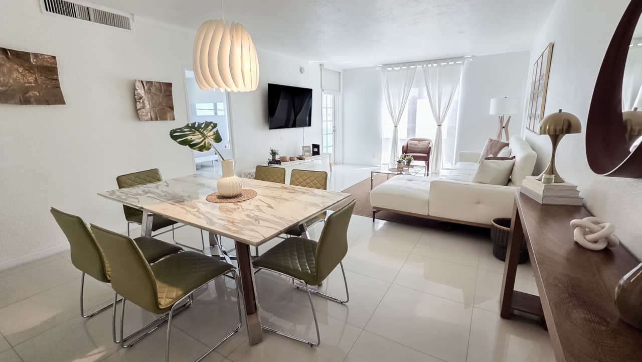 Comedor y sala de estar