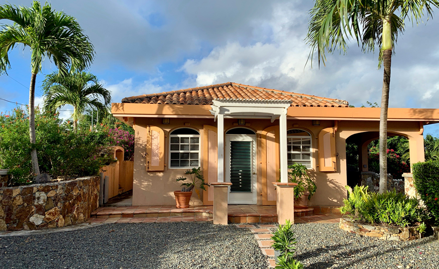 Late afternoon light (gravel parking spot on left)