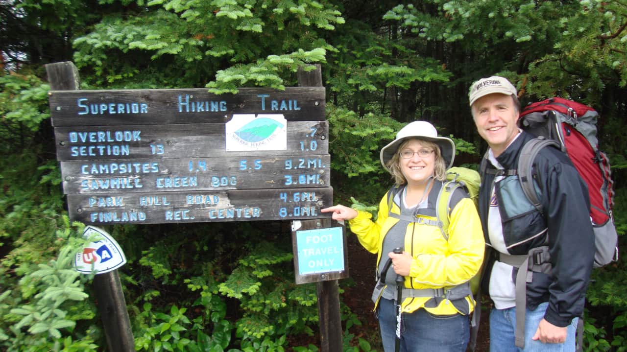 Use the Superior Shuttle!   Park your car and catch the shuttle at the other end of the trail.  
