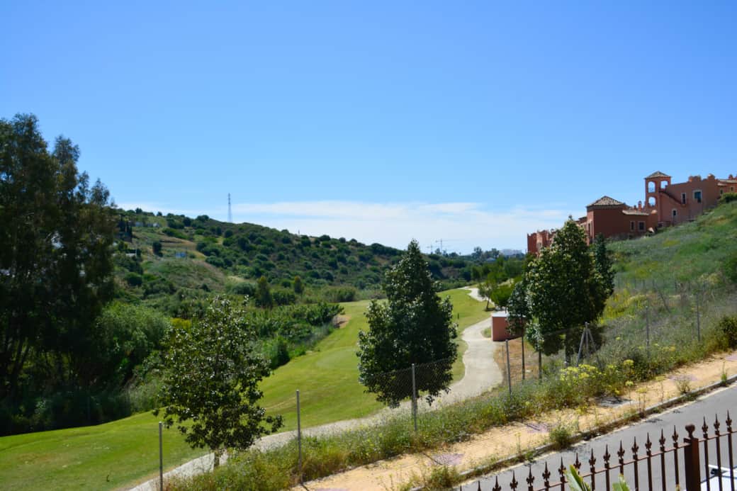 View from the terrace towards the other golf course View from the terrace towards the other golf course