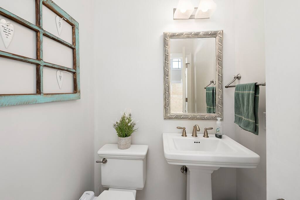 Half bath located on main floor.