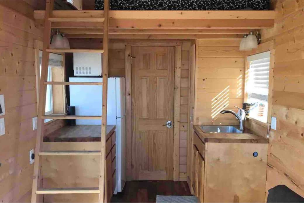 Well stocked kitchen. No stove/oven. Well stocked kitchen. No stove/oven.