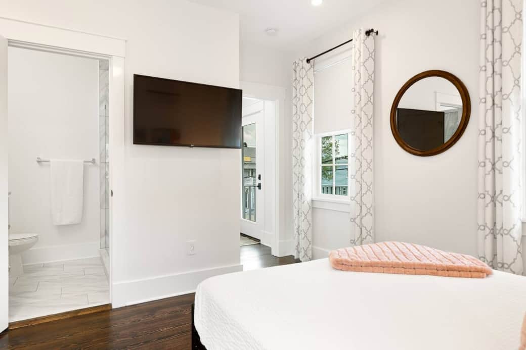 Bedroom Looking Toward Porch