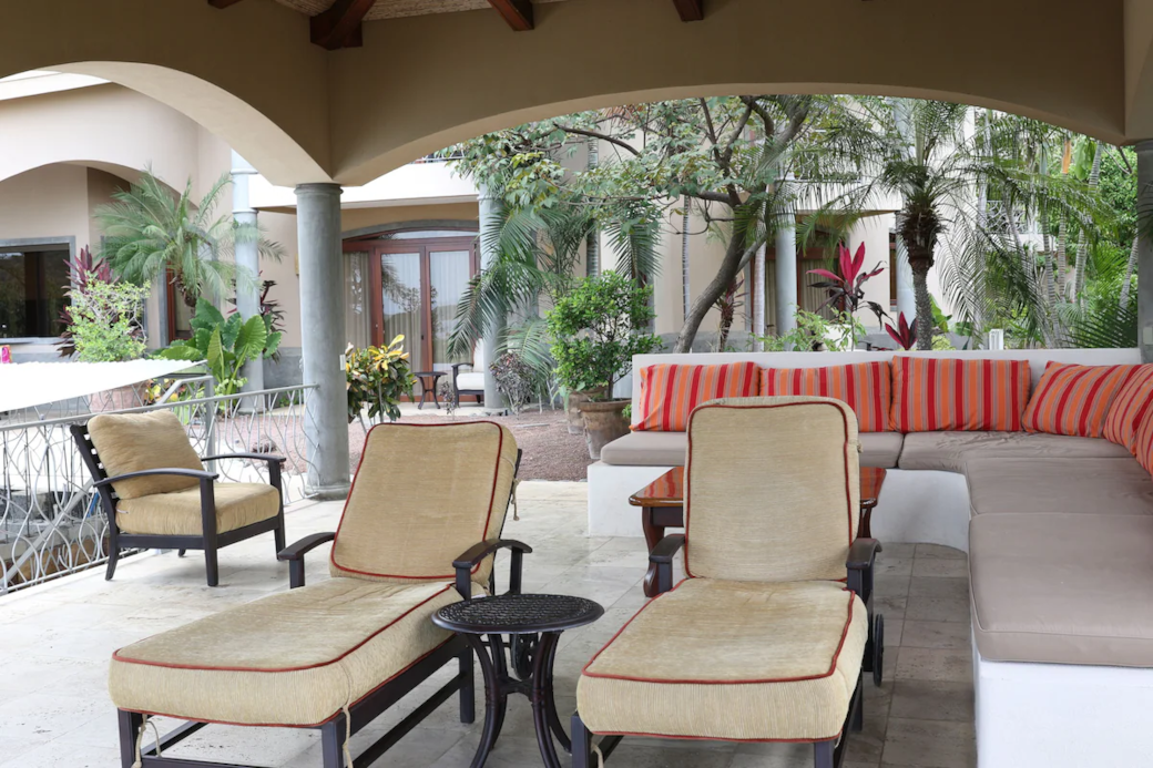 Outside Lounge Area with Ocean View - Costa Rica Vacation Rental Outside Lounge Area with Ocean View - Costa Rica Vacation Rental