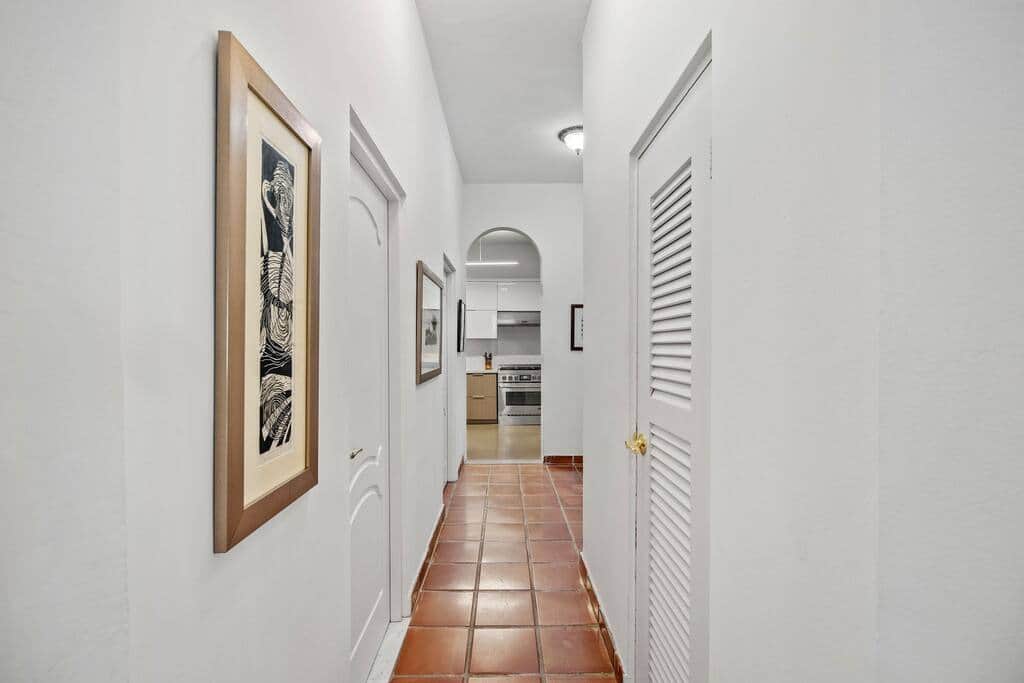 Inside the property