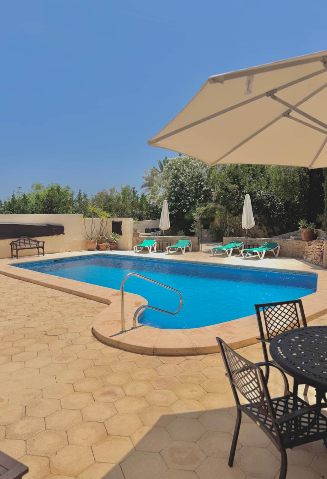 Pool Over to BBQ Area