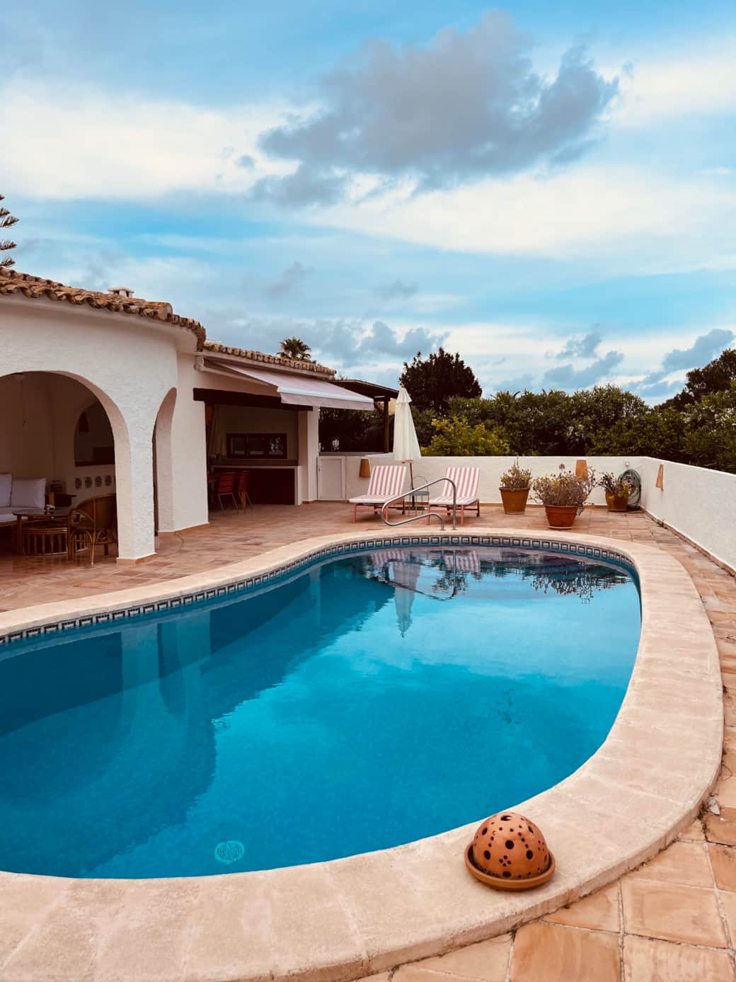 East-facing Pool