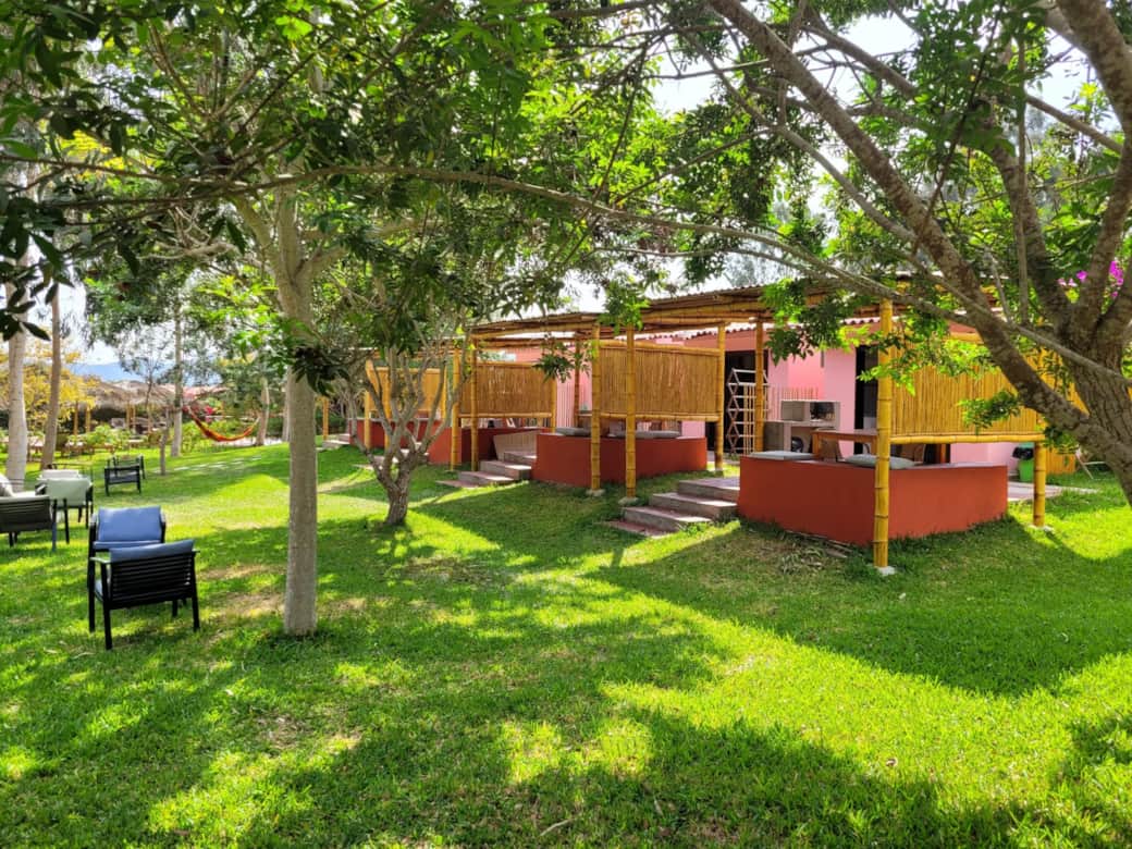 Fachada de Bungalows Dobles #A1, A2, A5 y A6