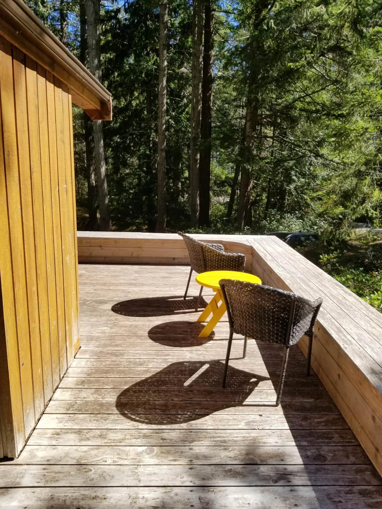 Side of deck