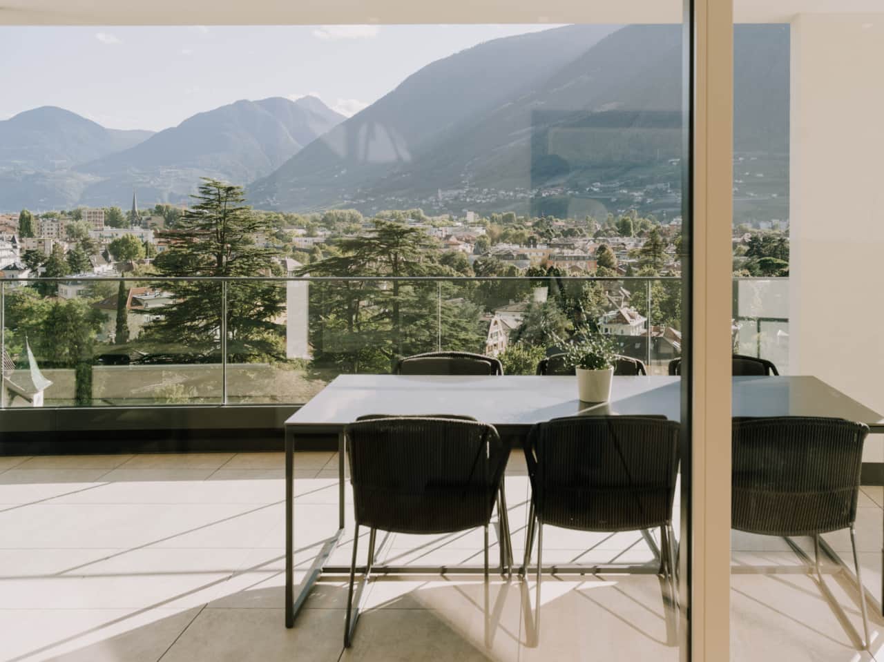 Dining area on the terrace