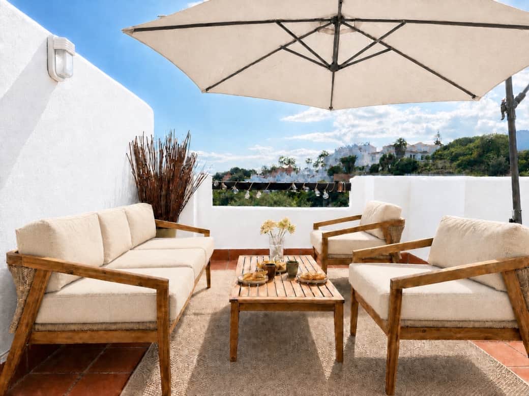 Top terrace