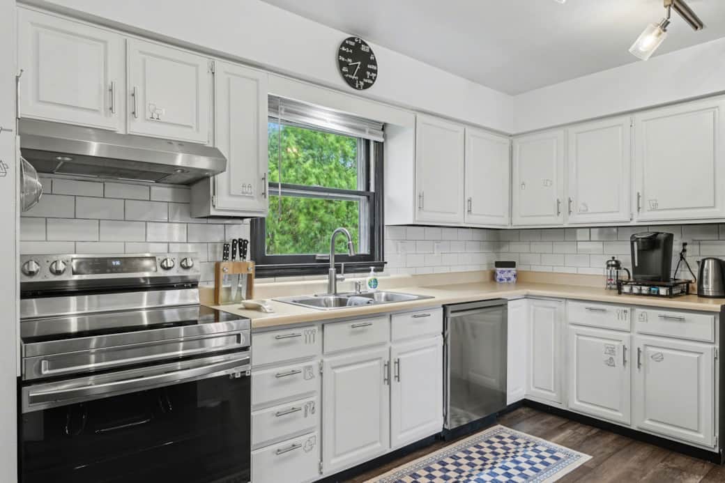 Chef's Kitchen with everything you need to prepare a meal or enjoy a warm beverage.