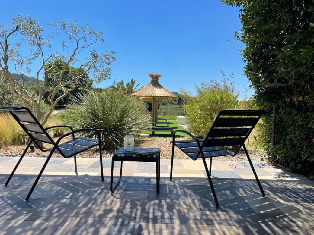 Vue de la seconde terrasse