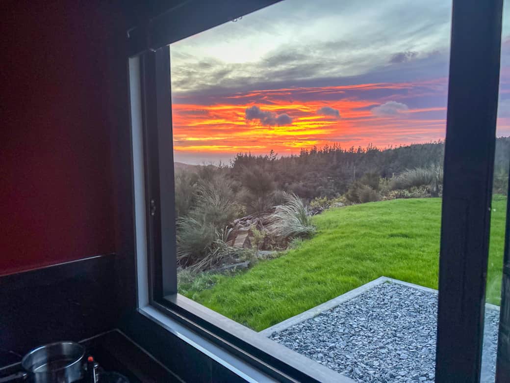 Enjoy the Sunrise from the kitchen view