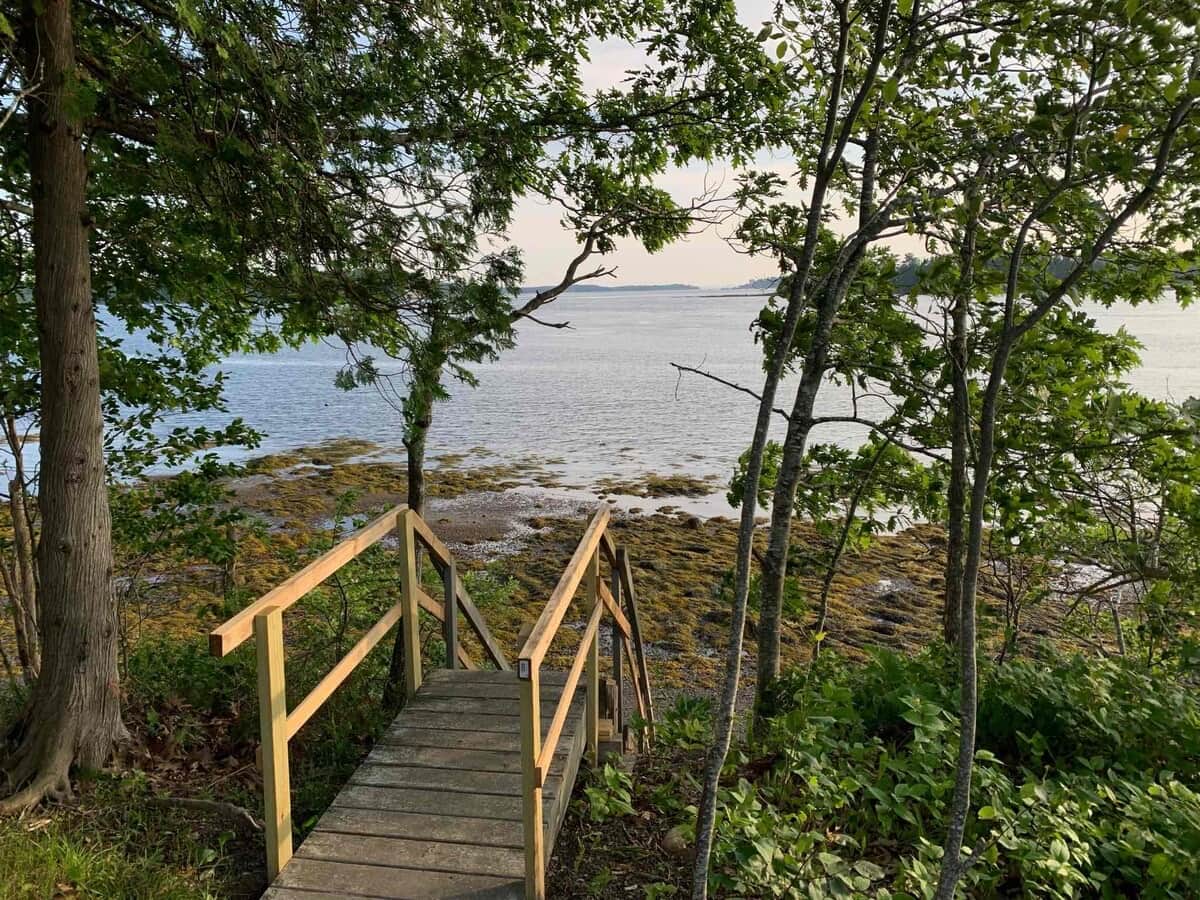 BHBPR_Camp Bagaduce_Stairs to Shore