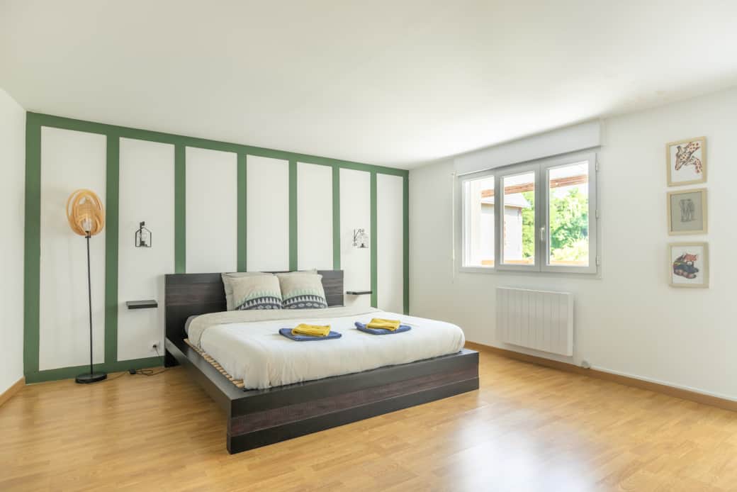 Chambre confortable au gîte La Villa Romaine proche Zoo de Beauval et Châteaux de la Loire