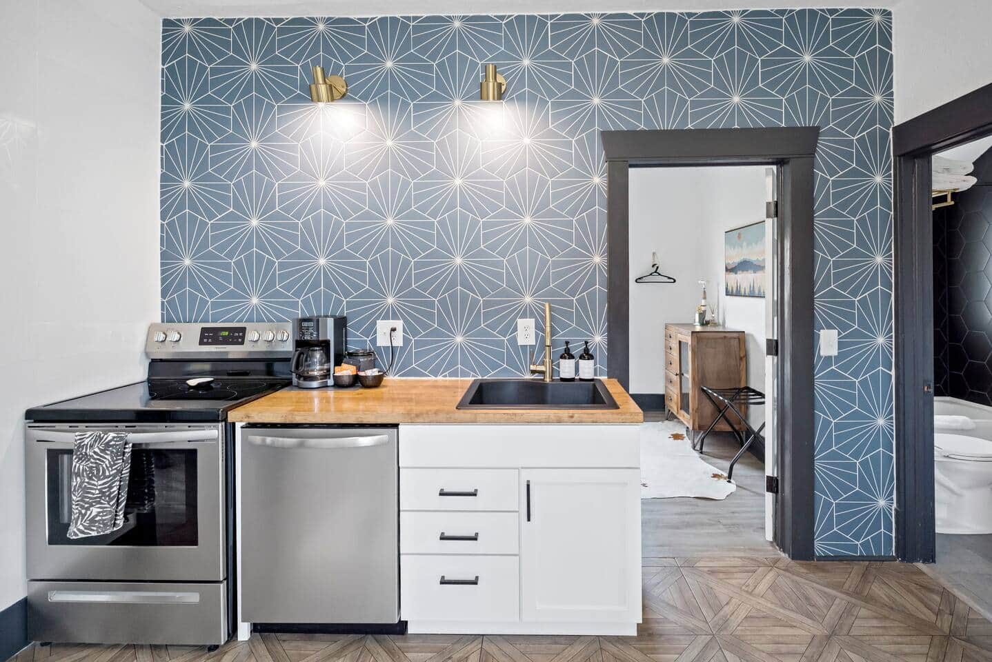 Stardust Bungalow bedroom detail