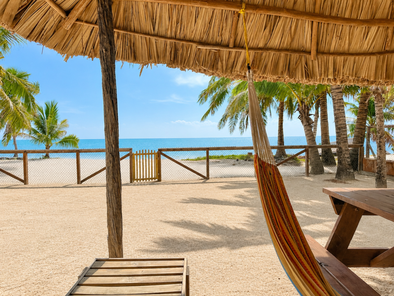 Outdoor under Palapa