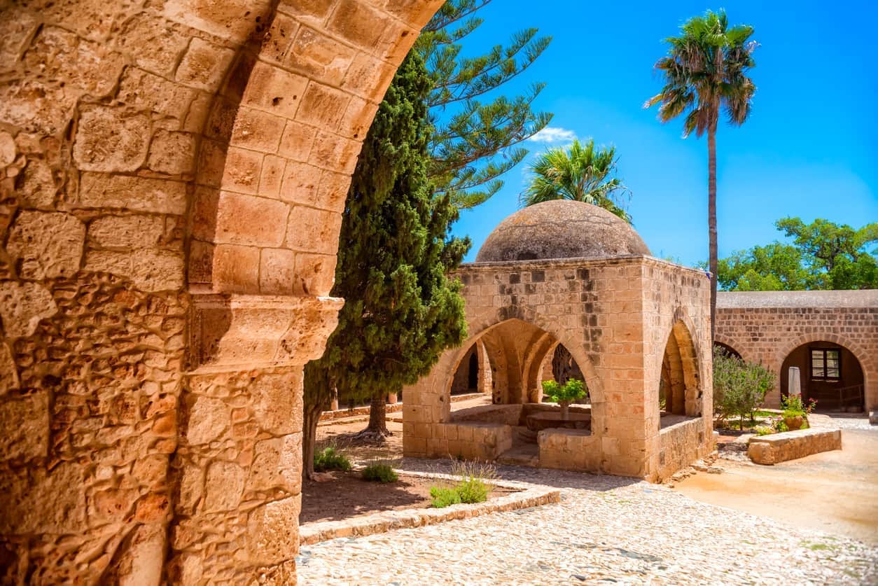 Ayia Napa Monastery courtyard