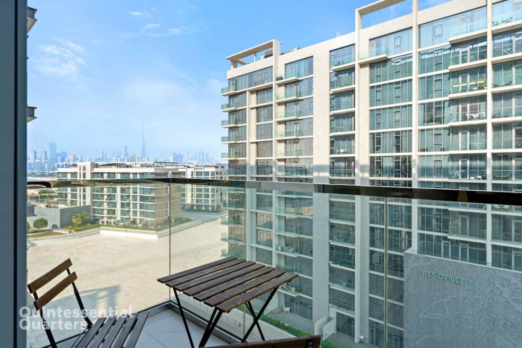 View from the balcony. View from the balcony.