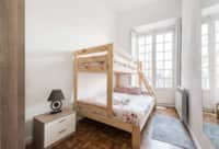 1. Bella habitación con cama doble y single, Madrid centro
