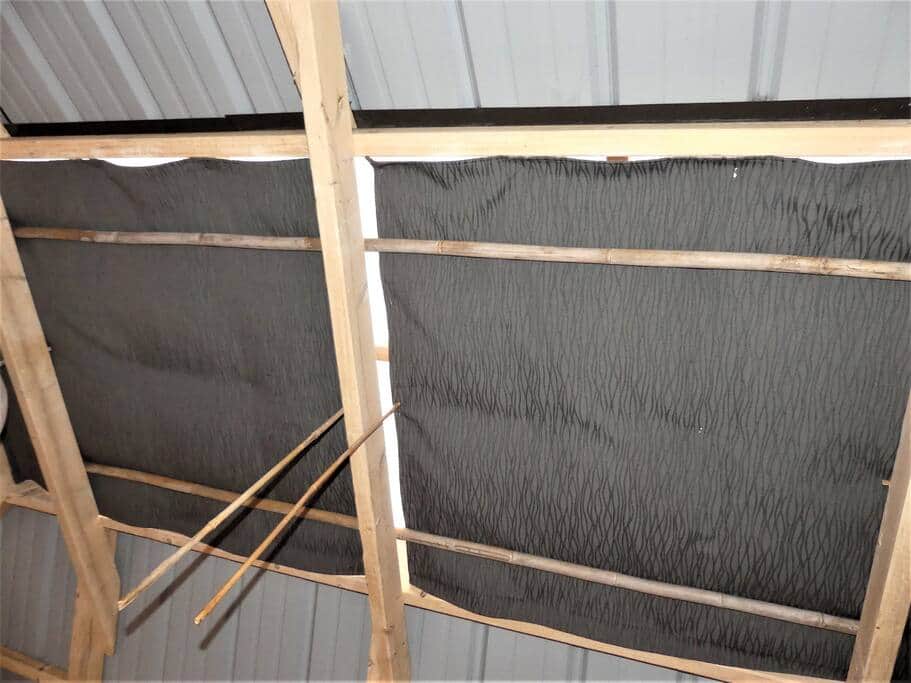 Rideaux opaques pour recouvrir le puit de lumière