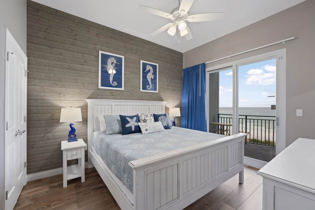 Master Bedroom w/ Gulf View