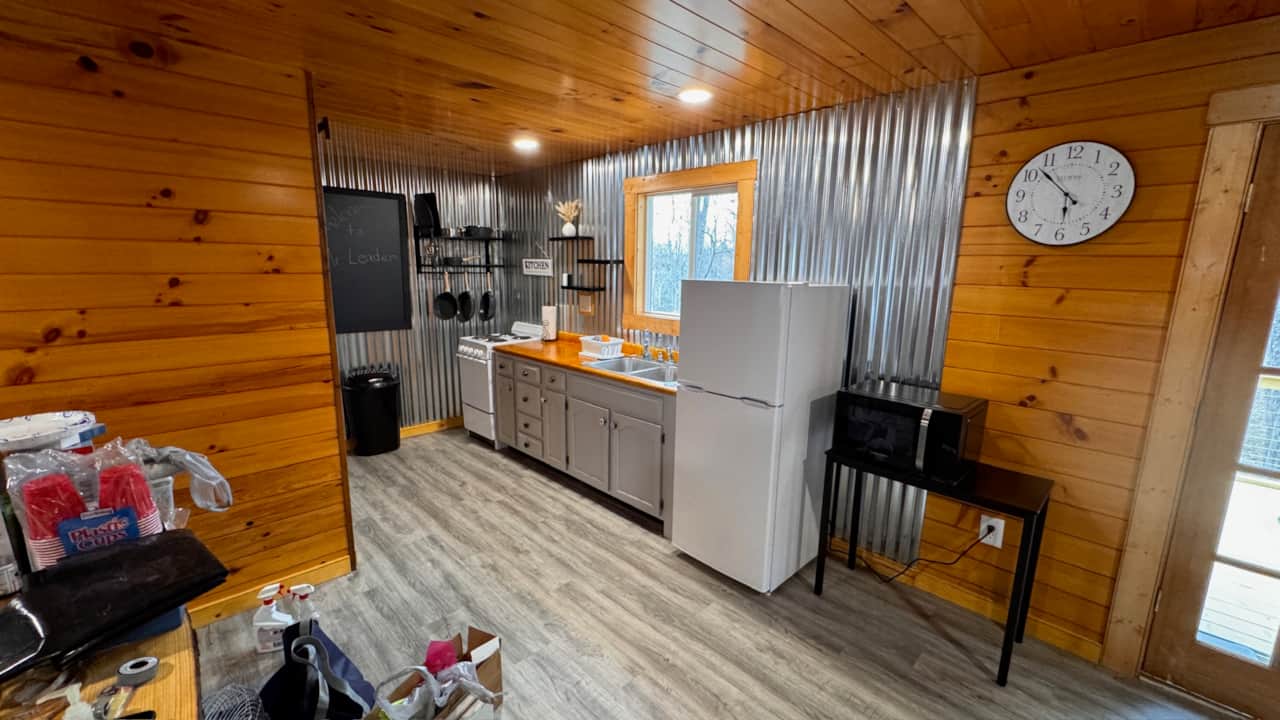 Full kitchen inside a Stay KY cabin