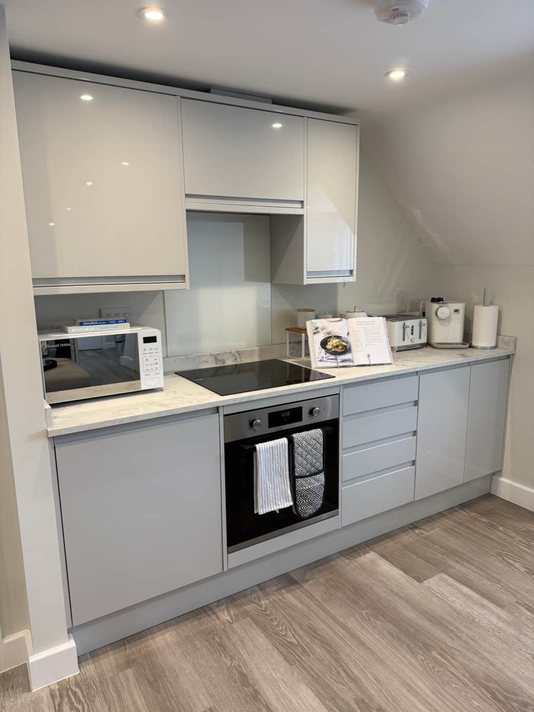Open plan kitchen area