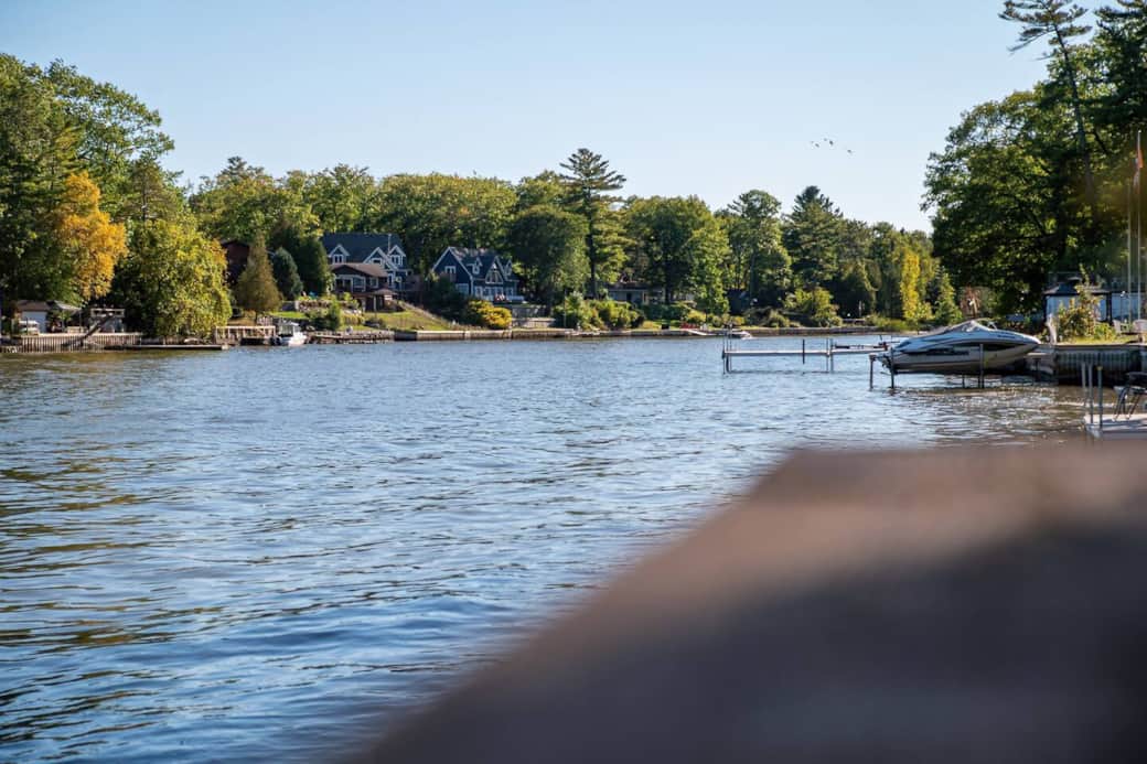 The water reflects the changing hues of the sky, and the soft breeze carries whispers of the surrounding foliage, inviting you to lose yourself in the beauty of the river's ever-flowing currents.