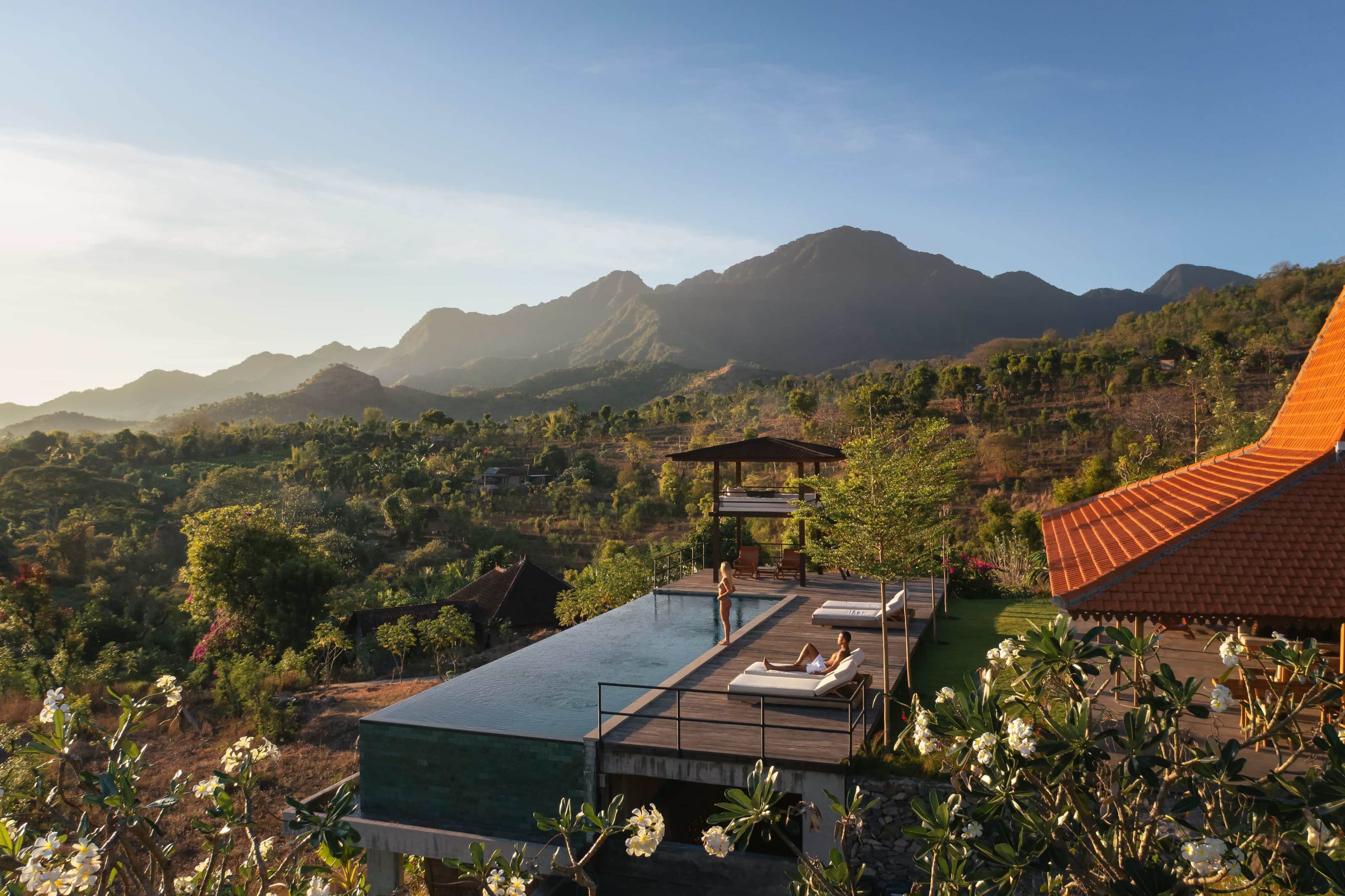 Elegant Villa Jahe with modern architecture and lush garden