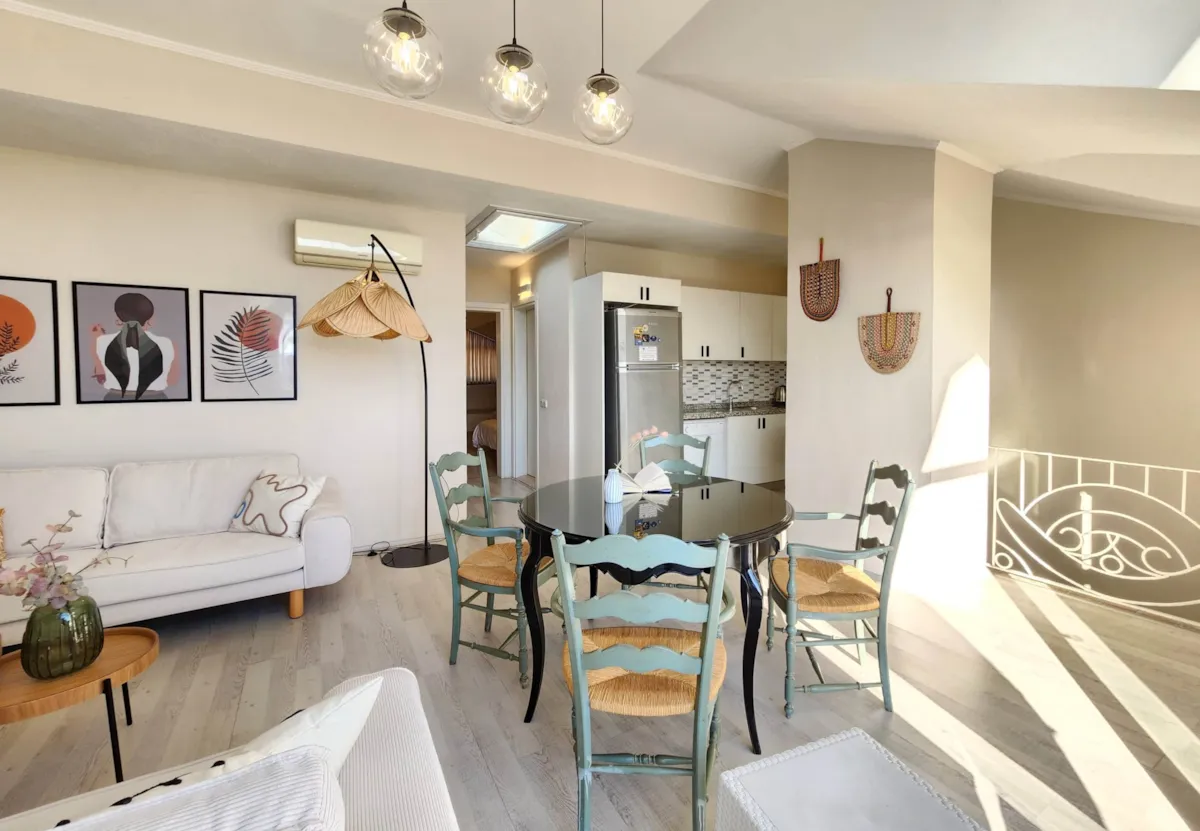 Living room view of Guney 6 suites by Villa Safiya Holiday Rentals7