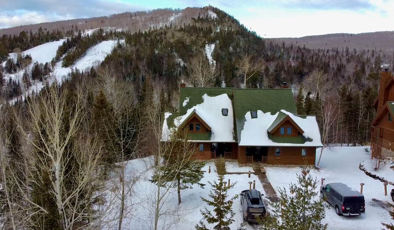 685 Moose Mountain Dr with Moose Mountain in the Background