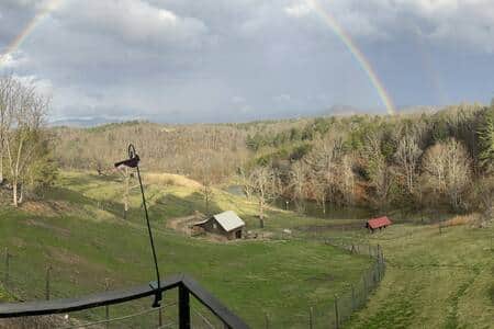 We get the most beautiful rainbows here!