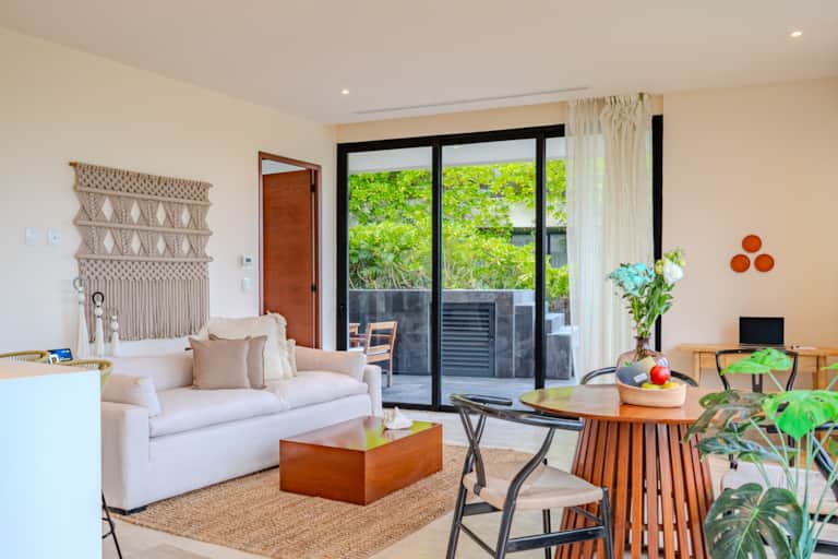 ISARA Tulum living room and lounge area