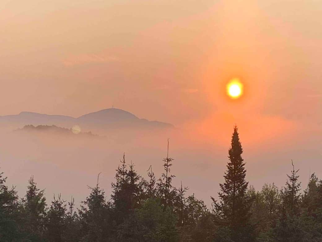 Superbe vue sur le mont orford Superbe vue sur le mont orford