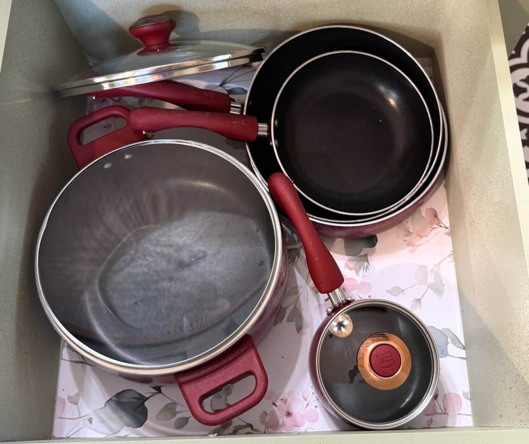 Pots and pans for cooking