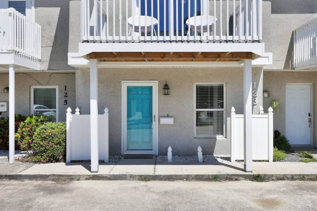 Welcoming entrance and 2 parking spaces with plenty of street parking also available