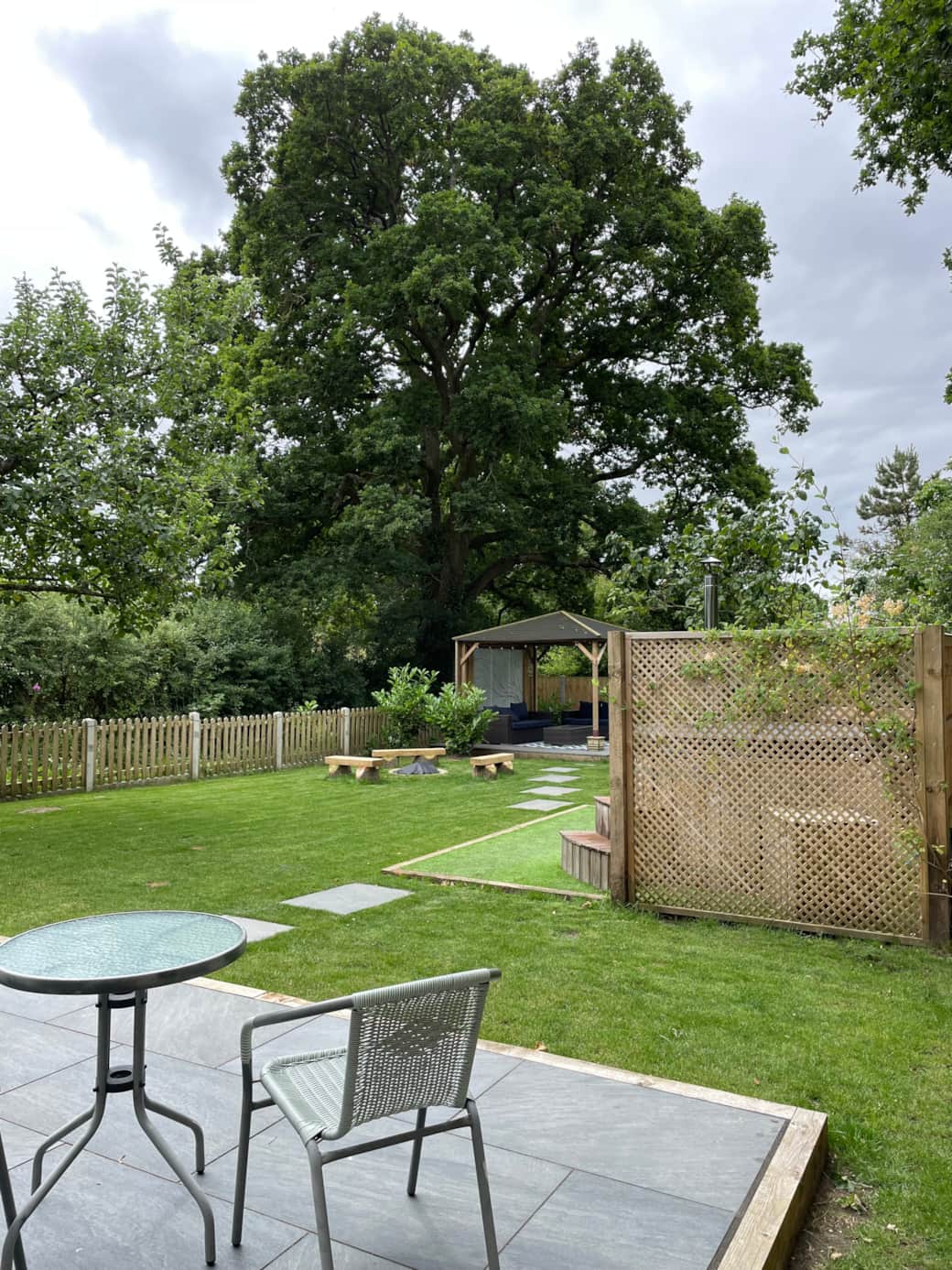Patio to pergola 
