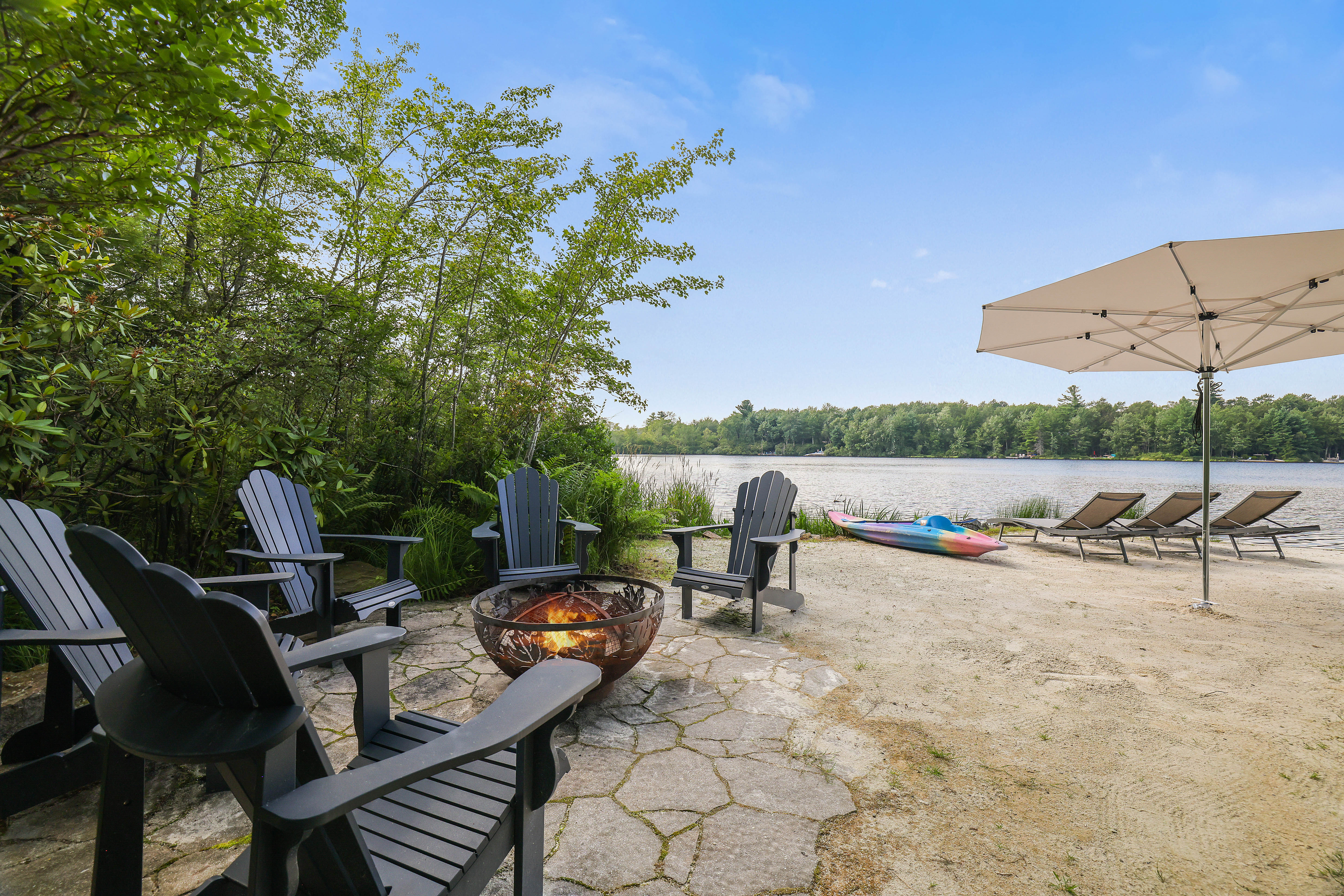 ScatterJoy best lakefront rental Lake Naomi Club
